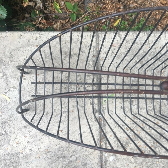 Vintage Magazine Holder Rack Black Stand - Picture 6 of 8